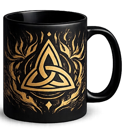 Obsidian Mug — Room 314 collectible from Raven and Sparrow series